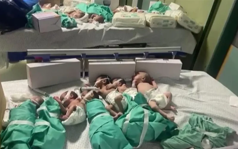 مشاهد مؤلمة ترصد معاناة النازحين داخل مستشفى الشفاء في وثائقي صحاب الأرض